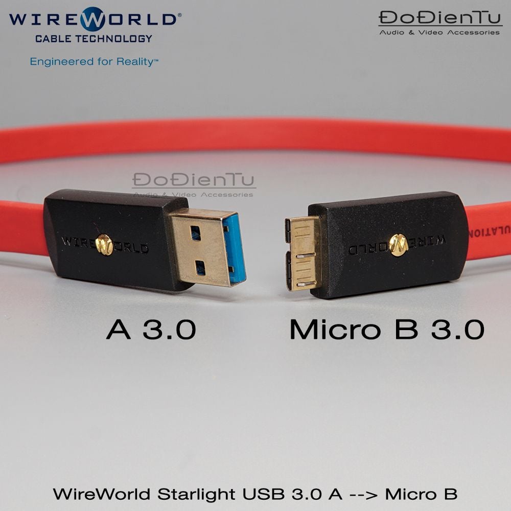 [ Thanh Lý ] Wireworld Starlight 8 USB 3.0 A - Micro B