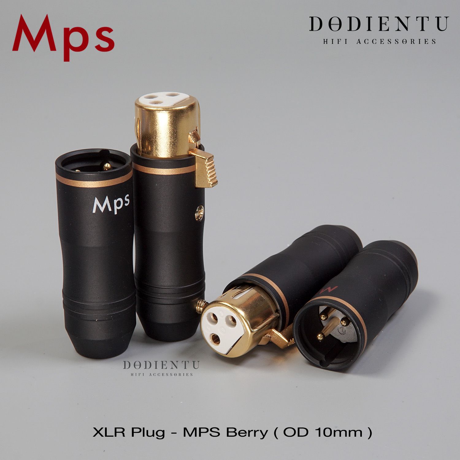MPS Berry - XLR Plugs ⌀8 / ⌀10