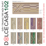  VOLANGES 2024 dây trang trí dệt jacquard 32271 có sẵn tại nhà máy 