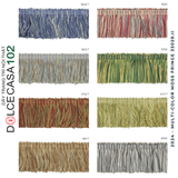  MOSS FRINGES 2024 dây viền tua rua 33029 đa sắc có sẵn tại nhà máy 