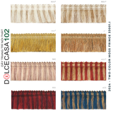  MOSS FRINGES 2024 dây viền tua rua 33001 phối 2 màu có sẵn tại nhà máy 