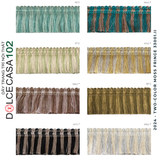  MOSS FRINGES 2024 dây viền tua rua 33001 phối 2 màu có sẵn tại nhà máy 