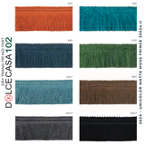  MOSS FRINGES 2024 dây viền tua rua 33024 màu trơn có sẵn tại nhà máy 