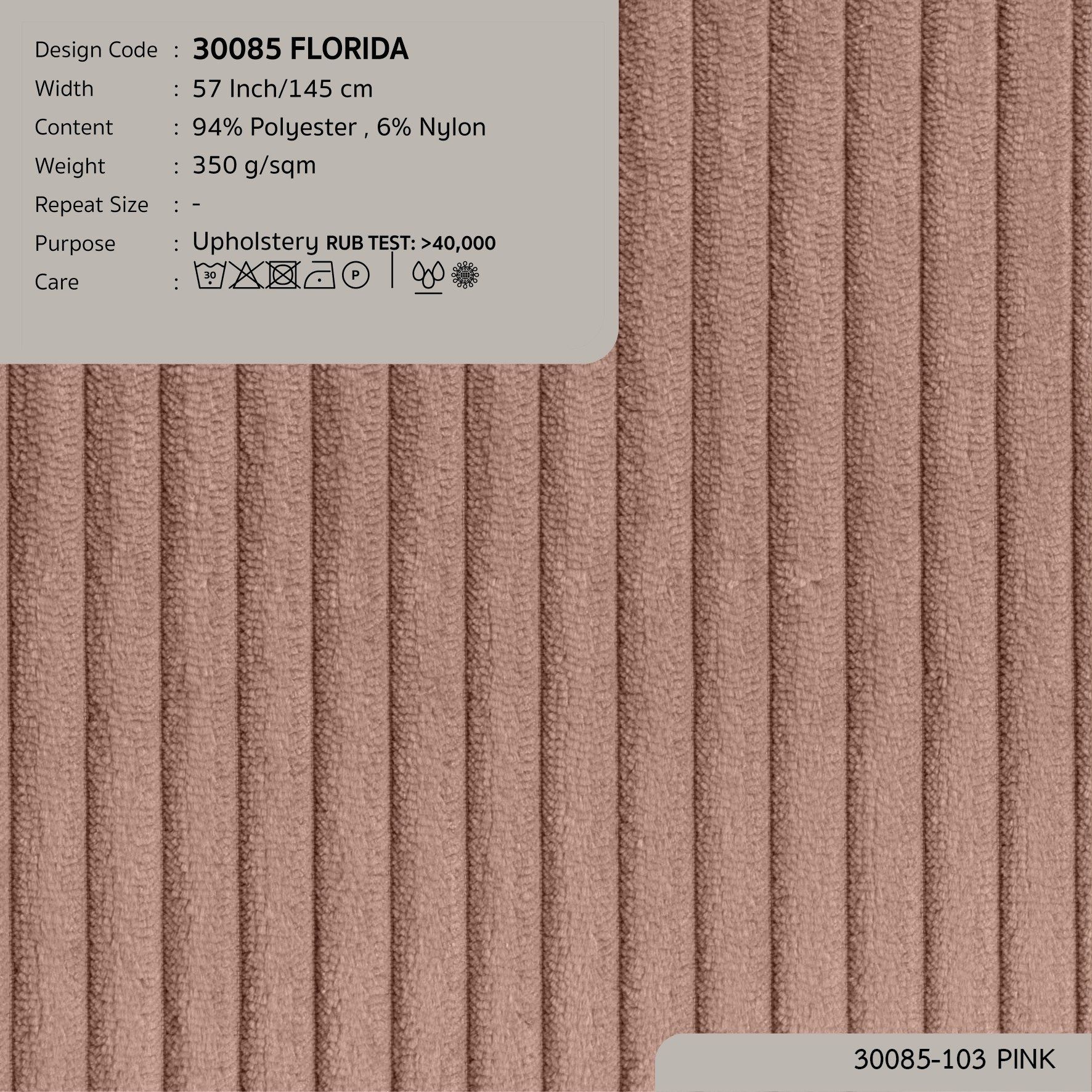  30085 vải bọc nệm ghế FLORIDA tại DOLCE Gallery 
