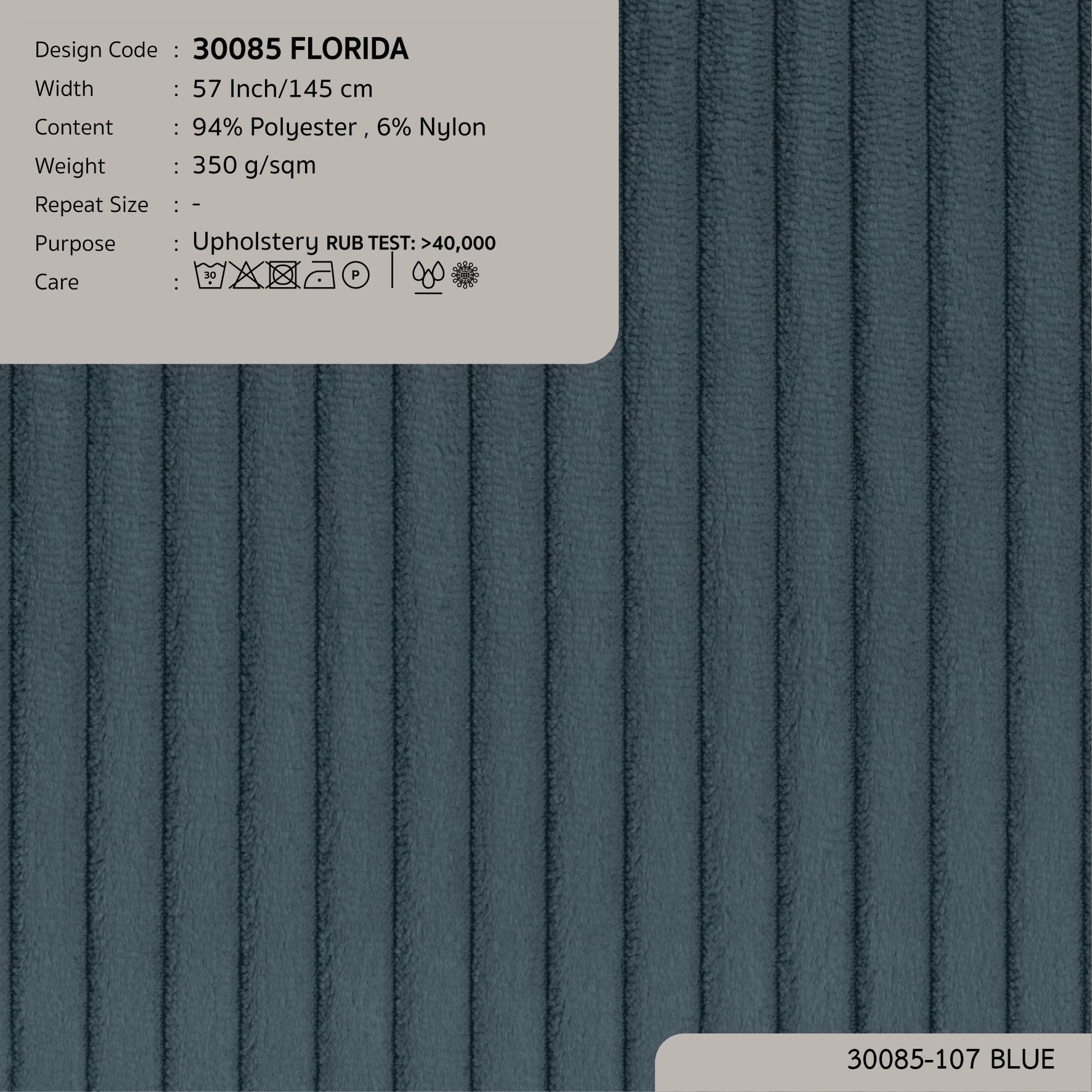  30085 vải bọc nệm ghế FLORIDA tại DOLCE Gallery 