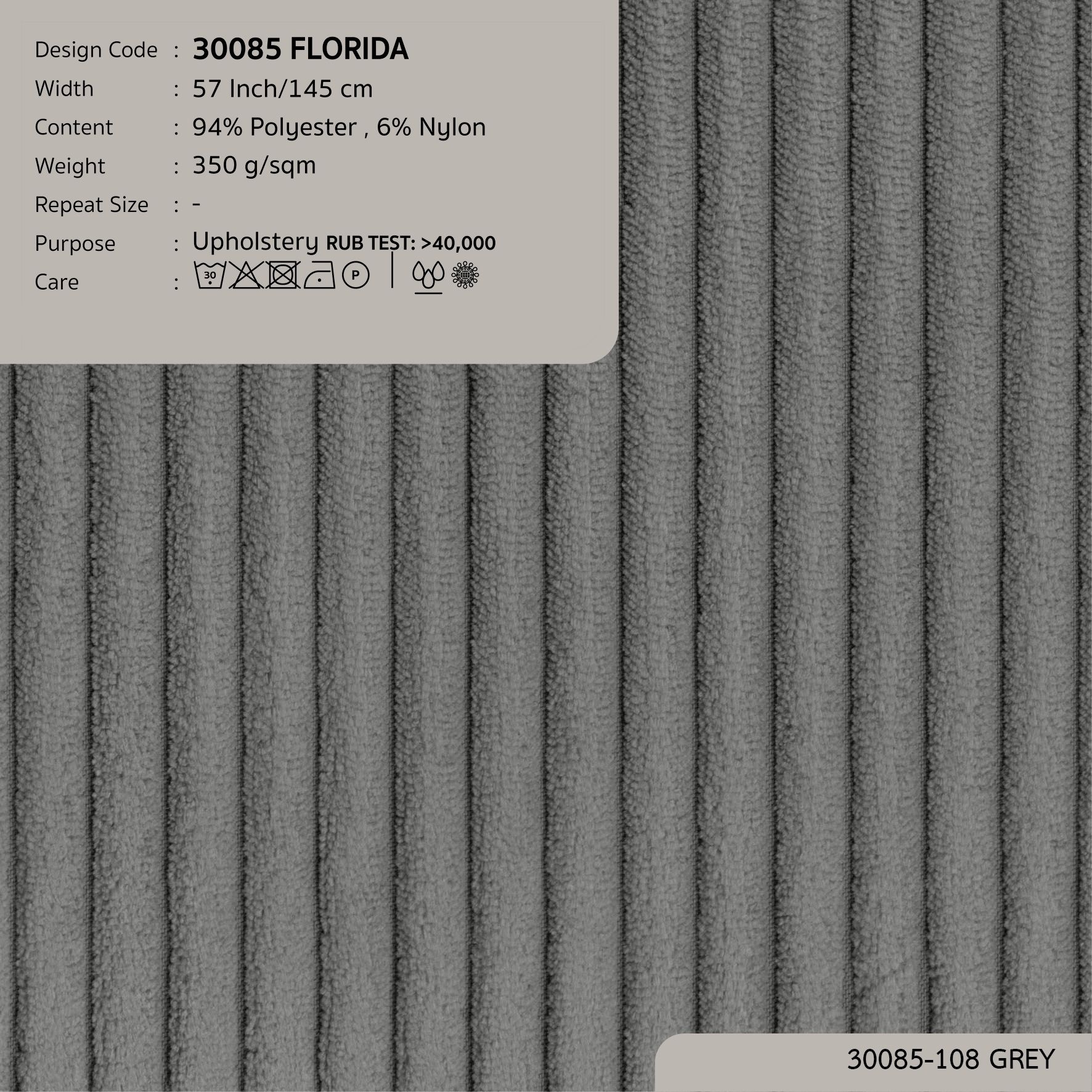  30085 vải bọc nệm ghế FLORIDA tại DOLCE Gallery 