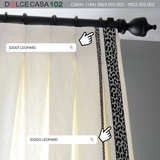  LEOPARD BST Dây Viền Da Báo Sắc 9830 có sẵn tại factory warehouse 