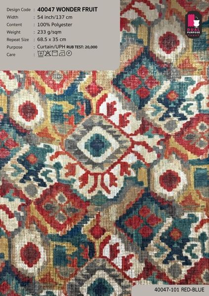  40047 vải đa năng WONDER FRUIT 1 màu copyright 2024 