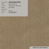  40049 vải màn rèm cửa MAHA SETHI 7 màu copyright 2024 