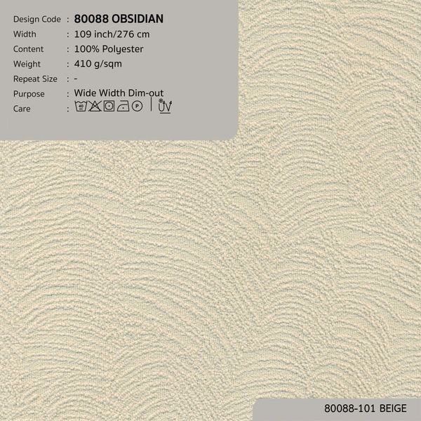  80088 vải giảm sáng OBSIDIAN 4 màu copyright 2024 