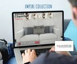  30023 vải bọc nệm ghế EMPIRE 4 màu copyright 2018 