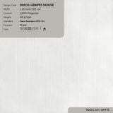  90031 vải màn rèm gió GRAPES HOUSE 3 màu copyright 2022 
