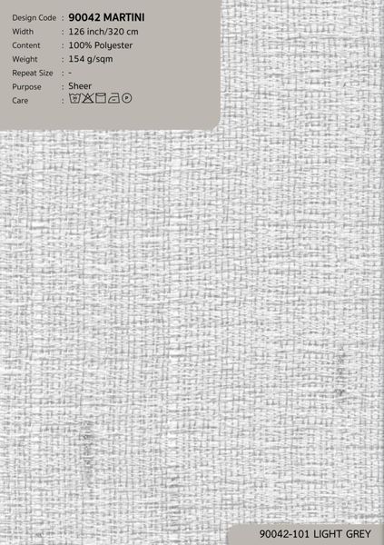  90042 vải màn rèm gió MARTINI 1 màu copyright 2024 