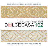  BRASILIA 2024 dây trang trí 32033 dệt jacquard có sẵn tại nhà máy 