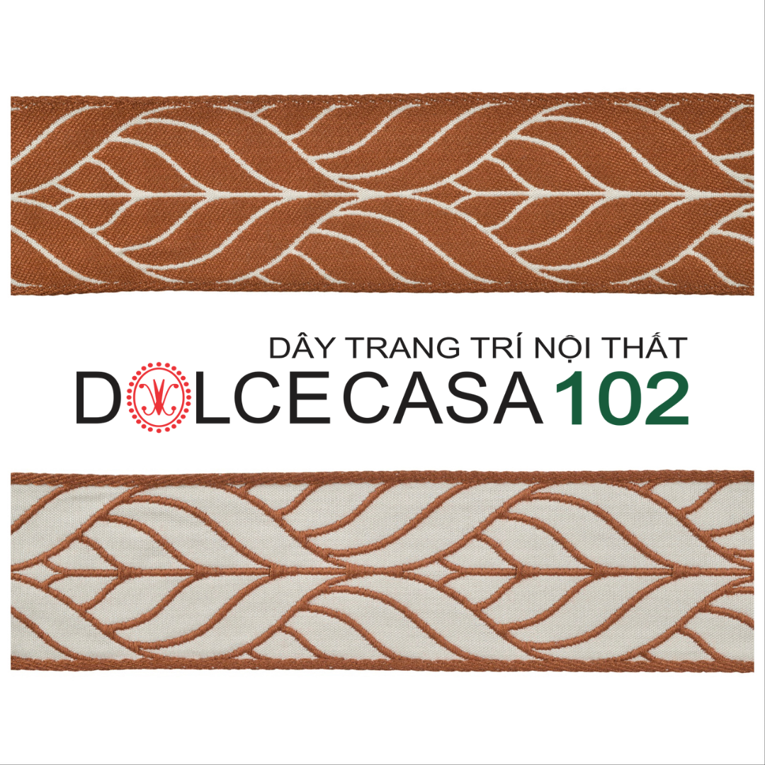  2024 dây trang trí BRASILIA 32033 dệt jacquard có sẵn tại nhà máy 