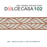  2024 dây trang trí BRASILIA 32033 dệt jacquard có sẵn tại nhà máy 