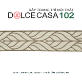  BRASILIA 2024 dây trang trí 32033 dệt jacquard có sẵn tại nhà máy 