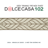  2024 dây trang trí BRASILIA 32033 dệt jacquard có sẵn tại nhà máy 