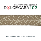  2024 dây trang trí BRASILIA 32033 dệt jacquard có sẵn tại nhà máy 