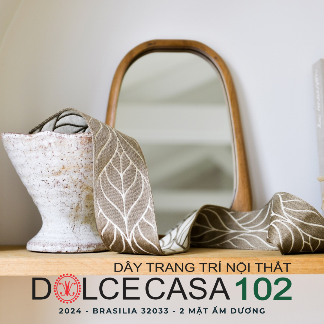  2024 dây trang trí BRASILIA 32033 dệt jacquard có sẵn tại nhà máy 