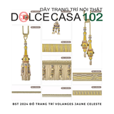  VOLANGES 2024 đồ trang trí Jaune Celeste 9100 có sẵn tại kho nhà SX 