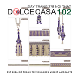  VOLANGES 2024 đồ trang trí Violet Amarante 9450 có sẵn tại kho nhà SX 