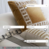  CALLIOPE 2019 dây trang trí hoa văn dệt jacquard có sẵn tại nhà máy 