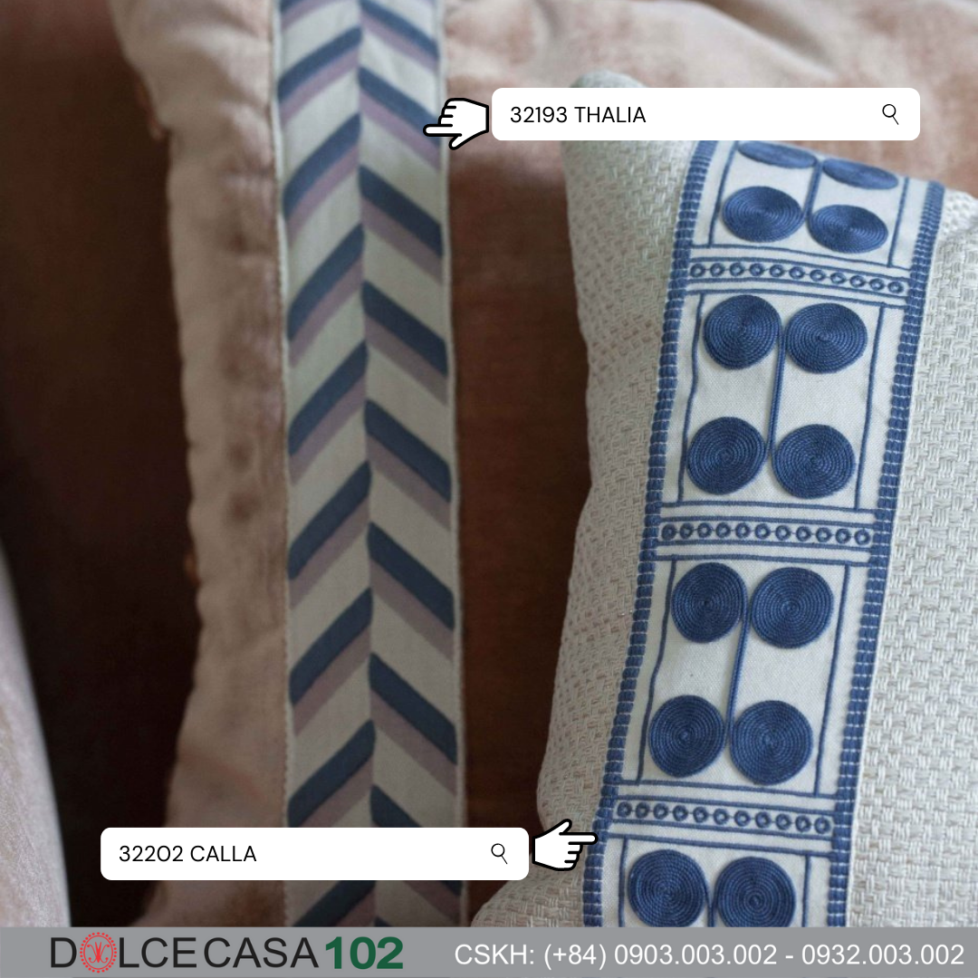  THALIA 2019 dây trang trí hoa văn dệt thuê có sẵn tại nhà máy 