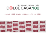  2025 dây trang trí CARLO hoa văn dệt jacquard có sẵn tại kho nhà SX 