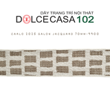  2025 dây trang trí CARLO hoa văn dệt jacquard có sẵn tại kho nhà SX 