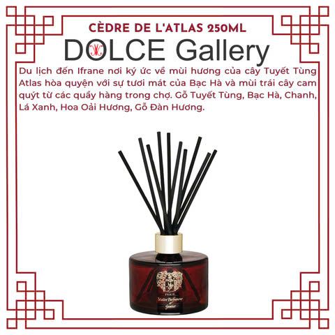  Cèdre de L'Atlas tinh chất khuếch tán hương thơm nội thất Pháp 2024 