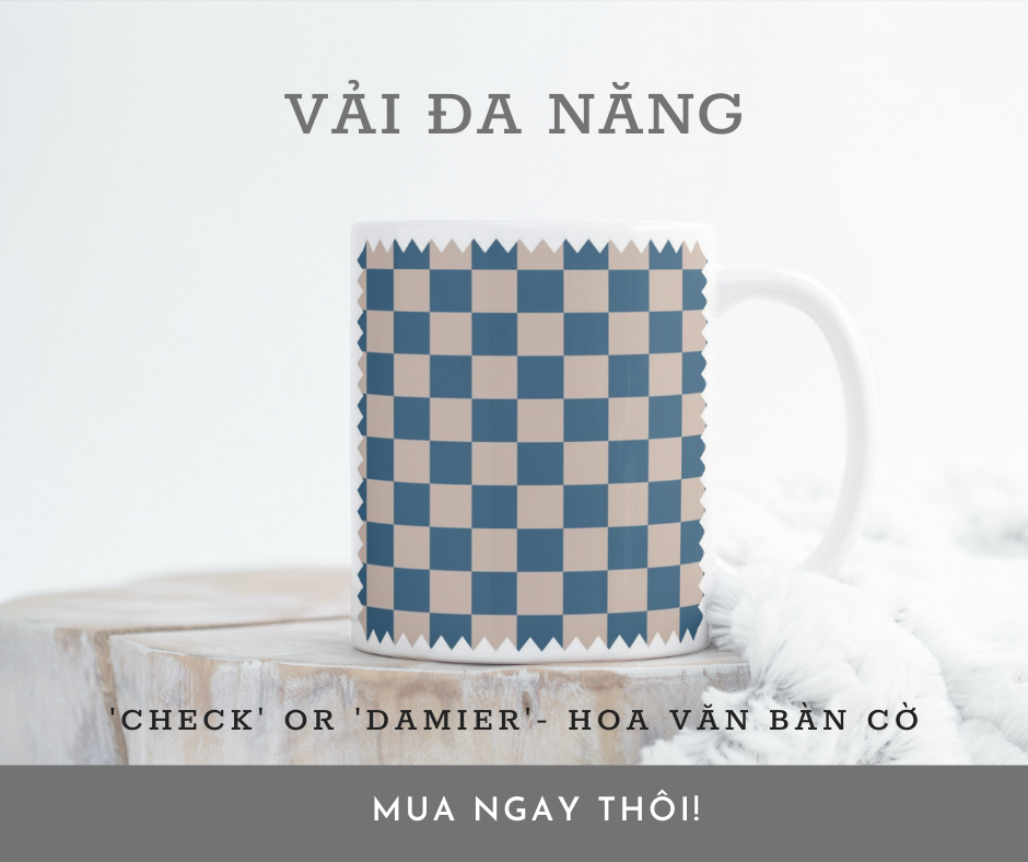  NVL12 VẢI ĐA NĂNG NHÓM HOA VĂN CHESS DAMIER 