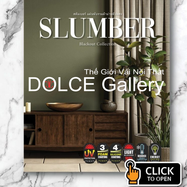  2024 Vải Chắn Sáng 100% Blackout SLUMBER 