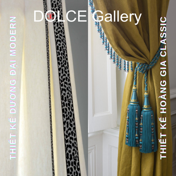  Gia công thiết kế màn viền trang trí trên Dolce Casa chuẩn khách sạn 