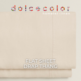  DRAP THẲNG VẢI LANH PHÁP DOLCE CASA MÀU AUBEPINE KÍCH THƯỚC K - Q - S 