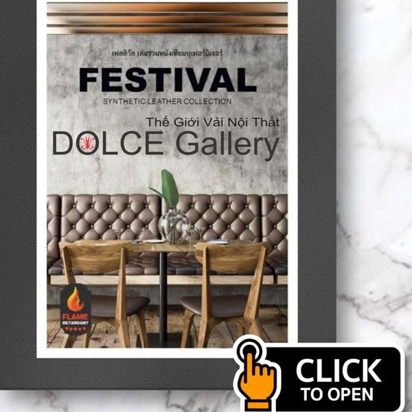  Vải PVC Bọc Nệm Ghế 2024 Hints of Nature - FESTIVAL SYNTHETIC LEATHER 