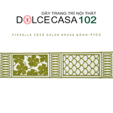  2025 dây trang trí FIORELLA hoa văn dệt thêu có sẵn tại kho nhà SX 