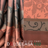  FLORA KE-FOR1/01 vải màn rèm cửa khổ 140cm 