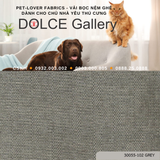  Pet-Lover Fabrics GREY vải bọc nệm ghế cho nhà có thú cưng 