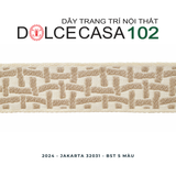  JAKARTA 2024 dây trang trí dệt jacquard 32031 có sẵn tại nhà máy 