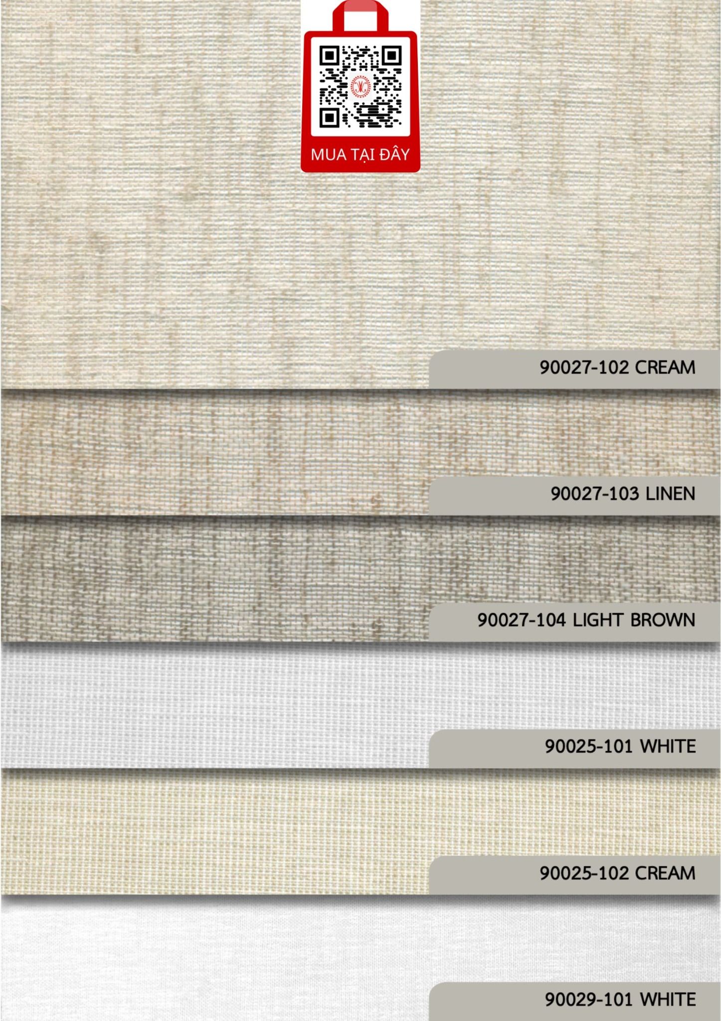  Vải đa chức năng may màn 2024 LINEN LOOKS Book 