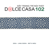  LIMA 2024 dây trang trí hoa văn dệt guipure 32034 có sẵn tại nhà máy 