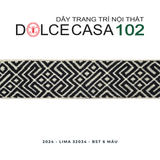  LIMA 2024 dây trang trí hoa văn dệt guipure 32034 có sẵn tại nhà máy 