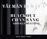  MÀN RÈM CHẮN SÁNG BLACKOUT T803 XẾP GỢN SÓNG CÓ CHIỀU CAO 3M CHUẨN 
