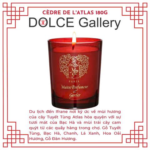  Cèdre de l’Atlas nến sáp thơm Pháp Maitre Gantier 2024 