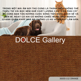  Pet-Lover Fabrics ORANGE vải bọc nệm ghế cho nhà có thú cưng 