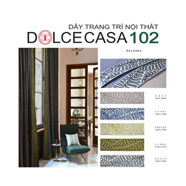  2025 dây trang trí PALOMA hoa văn dệt thêu có sẵn tại kho nhà SX 