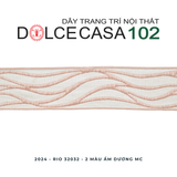  RIO 2024 dây trang trí dệt jacquard 32032 có sẵn tại nhà máy 