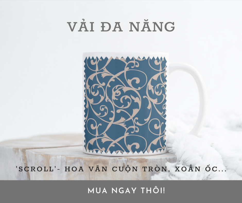  H276 VẢI ĐA NĂNG NHÓM HOA VĂN SCROLL 