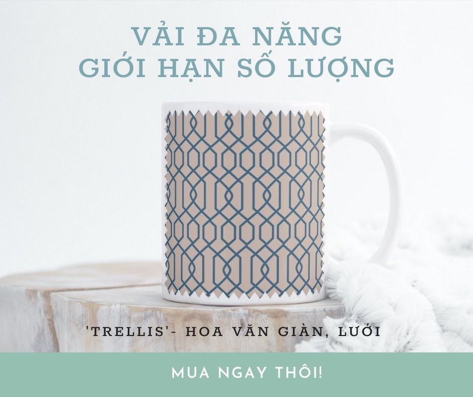  VẢI ĐA NĂNG HOA VĂN TRELLIS 